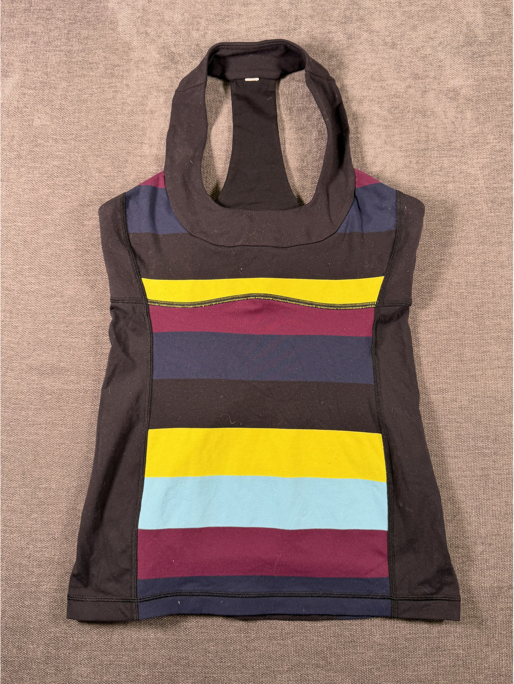 Lululemon Athletic Striped Tank Top, Multicolor